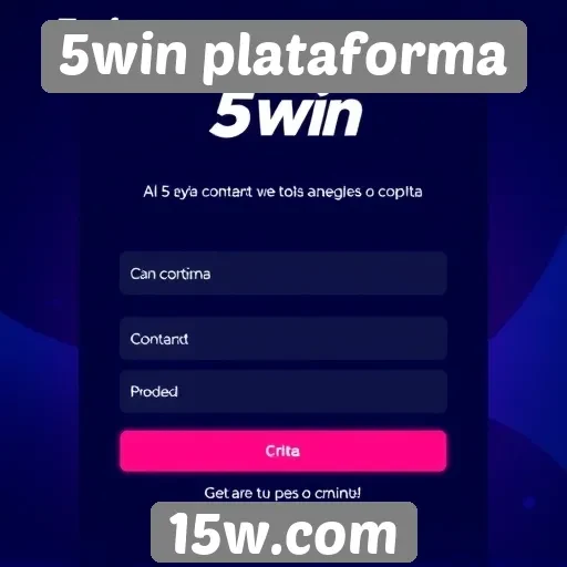 Como criar uma conta na 5win plataforma